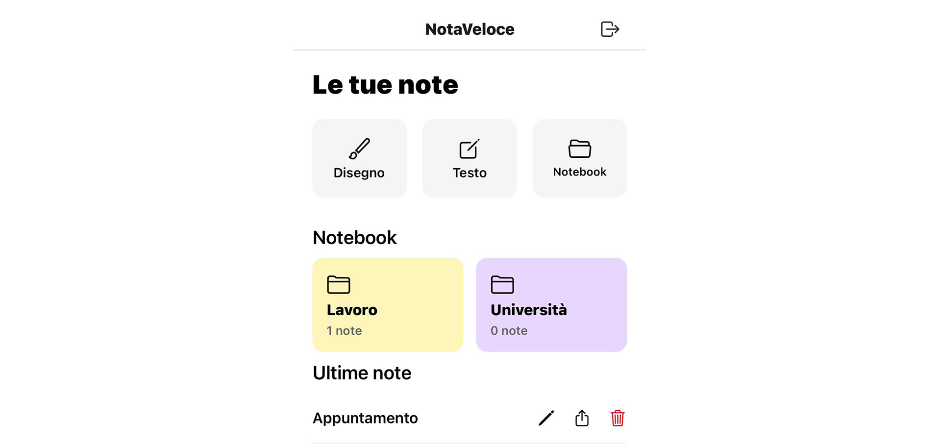 NotaVeloce App